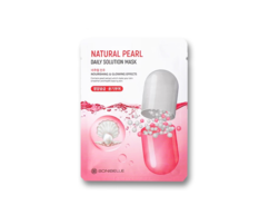Маска тканевая питательная Natural Pearl Daily Solution Mask с экстрактом жемчуга BONIBELLE 