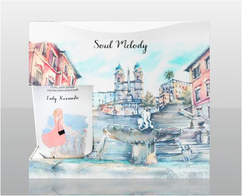 Подарочный набор "Soul Melody", 500г (Гель для душа парфюмированный Lady Romantic, 250г; Крем для тела и рук парфюмированный Lady Romantic, 200г; Антиперспирант Lady Romantic, 50мл) Liv Delano