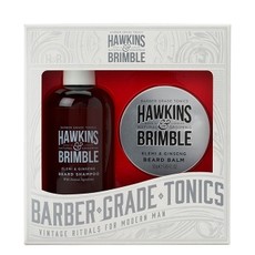 Набор для ухода за бородой Hawkins & Brimble Beard Gift Set (Бальзам для бороды, шампунь для бороды)
