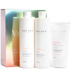 Набор NAK Trio «Объем»: шампунь, кондиционер и маска против секущихся кончиков