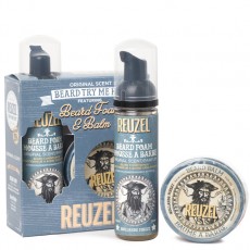 Набор Reuzel Beard Try Me Kit: бальзам и пена для бороды