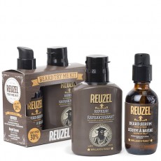 Набор Reuzel Clean & Fresh Beard Try Me Kit: очищающая пена и масло для бороды