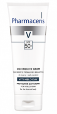 Защитный дневной крем для кожи лица и тела с витилиго VITI-MELO DAY SPF 50+ V Pharmaceris