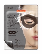 Гидрогелевая маска для области вокруг глаз BLACK FOOD MG:GEL EYE ZONE MASK PUREDERM 