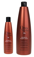Шампунь с кератином, микрочастицами золота и рубина для окрашенных волос Oro Therapy 24k Rubino Puro Fanola