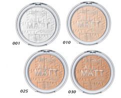 Пудра компактная All Matt Plus Shine Control Powder Catrice