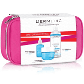 Набор сыворотка + сильно увлажняющий крем SPF15 + мицелярная вода H2O, 500мл Dermedic HYDRAIN3 