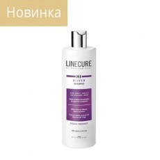 Шампунь для седых и светлых волос Silver (vegan) LINECURE Hipertin 