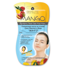 Очищающая маска на основе грязи Мертвого Моря «Манго» Skinlite