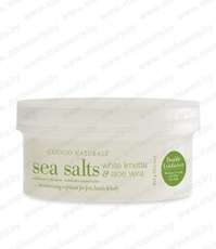 Скраб для рук, ног и тела "Белая лиметта и алое вера" на основе морской соли CUCCIO NATURALE