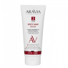 Маска-активатор для роста волос с кайенским перцем и маслом усьмы Spicy Hair Mask ARAVIA Laboratories 