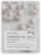 Тканевая маска для лица с экстрактом жемчуга Tony Moly PURENESS 100 PLACENTA MASK SHEET (3шт) 