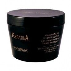 Маска для волос с кератином восстанавливающая KERATIN DEEP RECONSTRUCTOR MASK Phytorelax 