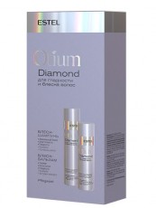 Набор ESTEL OTIUM DIAMOND для гладкости и блеска волос(шампунь 250 мл, бальзам 200 мл)
