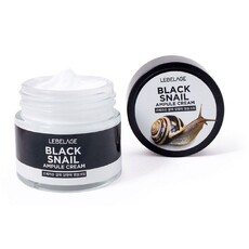 Разглаживающий крем для лица с муцином улитки LEBELAGE BLACK SNAIL AMPOULE CREAM