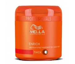 Питательная крем-маска для жестких волос Enrich Moisturising Treatment Wella 