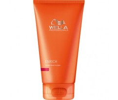 Питательный крем для выпрямления волос Enrich Straight Leave-in Wella 