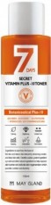 Витаминизированный тонер антиоксидант для тусклой кожи 7Days Secret VITA PLUS-10 TONER MAYISLAND 