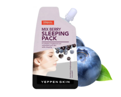 Маска ночная увлажняющая с экстрактом ягод Mix Berry Sleeping Pack YEPPEN SKIN