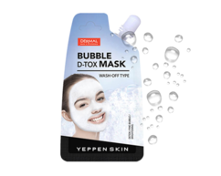 Маска-пенка детокс для очищения лица Bubble D-tox Mask YEPPEN SKIN