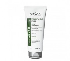 Маска минеральная для чувствительной кожи головы Mineral Clay Mask ARAVIA Professional 
